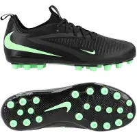 Nike Phantom 6 Academy Low Cut Ag Shadow - Musta/illusion Green Lapset - Tekonurmi (Ag), koko 38