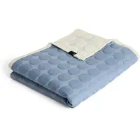 HAY Mega Dot päiväpeite organic 235x245 cm Dusty blue