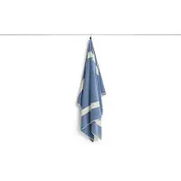 HAY Stripe Bath Towel 100x150 Cm - Pyyhkeet & Kylpypyyhkeet Luomupuuvilla Dusty Blue - AF778-E154-AF89