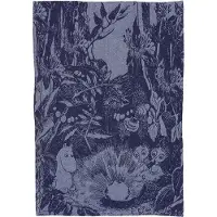 Arabia - Muumi Keittiöpyyhe 45x65 cm Lumottu metsä Sininen