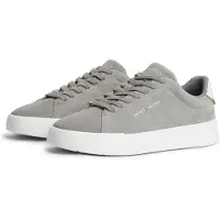 Tommy Hilfiger Matalavartiset tennarit 'COURT CORE' harmaa / valkoinen