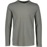 Lindbergh Basic O-Neck Stretch Tee L/S - Grey - M