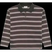 Minymo Polo T-Shirt Ls Y/D - Khaki green - 140