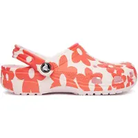 Crocs Classic Pop Petals Clog - Pink - 41/42