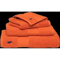 Ralph Lauren Home Player Bath Sheet - Orange - 90X170CM