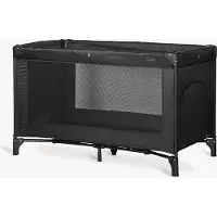 Quax Matkasänky Vetoketjulla, 120 X 60 Cm Black Black One Size Musta One Size Pojat, Tytöt