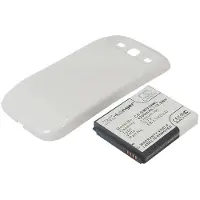 123accu Samsung Midas tehoakku erillisellä laajennetulla valkoisella takakannella 4200 mAh