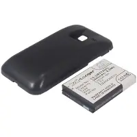 Cameron Sino Samsung GT-S7500 Galaxy Ace Plus tehoakku erillisellä laajennetulla mustalla takakannella 2400 mAh