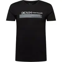 Tom Tailor DENIM Paita harmaa / musta / valkoinen