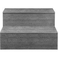 DUOKU Spa-portaat - - PS-590 - 2 askelmaa - Kantavuus 272,16 kg - Grafiitin harmaa