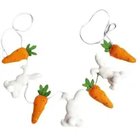 Melitt Easter Decoration Carrot Rabbit Pendant Home Decoration Pendant Gift Easter Home Decoration
