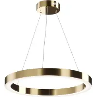 Maytoni Led riippuvalaisin Saturno, Messinki/kulta, Makuuhuone, Ruostumaton teräs, Moderni
