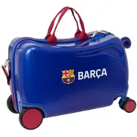 FC Barcelona Ride On Matkalaukku 25L, Sininen/Punainen