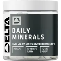 Delta Nutrition Daily Minerals 90 kapselia