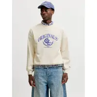 Jack & Jones Collegepaita 'JORFREDERIKSBERG' sininen / villanvalkoinen