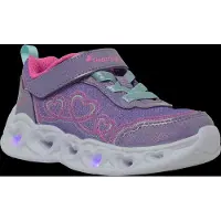 SKECHERS Heart Lights Bubble Love - Purple - 23