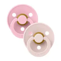 BIBS Colour 2 Kpl:n Lateksinen Tutti Petal Petal 6-18 M Vaaleanpunainen 6-18 M Tytöt