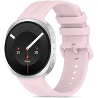 Tech-Protect Samsung Galaxy Watch8/Watch8 Classic/Watch9 Silicone Evo -ranneke - 40/44/46mm - Puuteripinkki