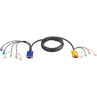 Aten – KVM cable SPHD15ha/2x3.5mm ma - 2xPS/2 ma/2x3.5mm ma/HD15ma, 2m (2L-5302P)