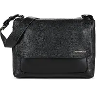 Mandarina Duck Daisy Crossbody-laukku Nahka 28 cm Musta