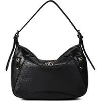 Mandarina Duck Daisy Olkalaukku Nahka 26 cm Musta