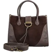 Hispanitas for woman. BI265022 Brown suede tote bag (35), Casual