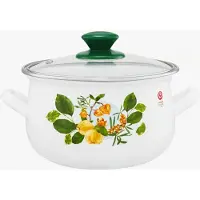Dajar emaloitu kattila kannella Kvitteni 18 cm, 2,9 l