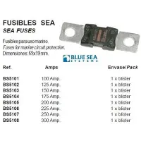 Blue Sea Systems Fuse Mega Oranssi,Musta 32V / 150A