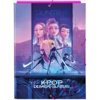 K POP Demon Hunters A4- Kansio + 3 Välilehteä