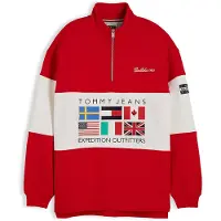 Tommy Hilfiger Collegepaita laivastonsininen / keltainen / tulenpunainen / valkoinen
