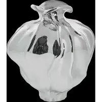 Lene Bjerre Celeste Vase 30X26X25 Cm. Silver - Silver - 30X 25X 26CM