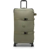 Kipling Basic Spontaneous 4-pyöräinen vetolaukku L 78 cm Vihreä