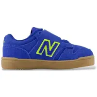 New Balance unisex for kids. IB480V1_KL B480 NEW-B Hook & Loop trainers, blue (26), Flat, Velcro, Casual, children's fashion