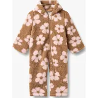 Wheat Fleece Suit Allo - Brown - 80
