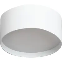 CMD LED- 9194, Ø 15 cm, valkoinen, IP44, metallia 9194, Valkoinen/opaali, Alumiini, Moderni