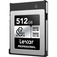 Lexar Silver 512GB CFexpress 4.0 -muistikortti R3600/W3000