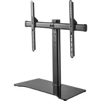Deltaco – Näytön pöytäteline, 32" - 55", max 40kg, 3 korkeutta, musta (ARM-1401)