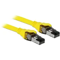 DeLOCK S/FTP Cat8.1 suojattu laitekaapeli, 2m, keltainen