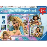 Ravensburger Palapeli Mermaid Magic 3x49 Palaa
