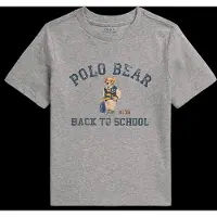 Ralph Lauren Polo Bear Cotton Jersey Tee - Grey - 2