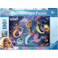 Ravensburger Palapeli Mermaid Magic 100 Palaa XXL