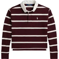 Ralph Lauren Poolopaita - Rugby - RICH Ruby/ESTATE Cream - - 12-14 v (152-164) - Poolopaidat