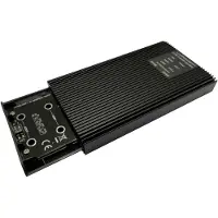 LC-Power LC-M2-C-NVME-2X2-RAID, SSD-kotelo, M.2, PCI Express, 20 Gbit/s, USB-liitettävyys, Musta