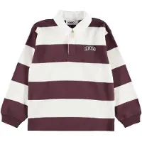 Molo GOTS Relz Polo-paita Day Stripe Day Stripe 140 cm Valkoinen 140 cm Pojat