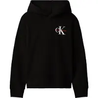 Calvin Klein Small Chest Monologo Hoodie - Black - 152 x 12