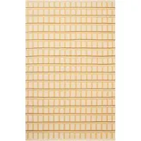 Chhatwal & Jonsson Mysore villamatto Off White-Masala Yellow-Yellow, 180x270 cm