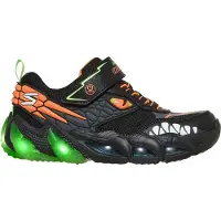 SKECHERS LED-kenkä - Skech-O-Saurus Lights 3.0 - Musta/Lime - - 27 - LED-kengät