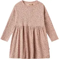 Wheat Jersey Dress L/S Sessa - Pink - 116