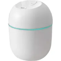 Jojomino Ilmankostutin USB Pieni 220 ml Mini Kannettava Cool Mist Diffusori Makuuhuoneen Toimistopöydälle Automatkailuaromisumutin, valkoinen