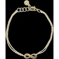 Sno of sweden Everly Double Chain Brace Plain G - Onesize - Gold - ONE SIZE